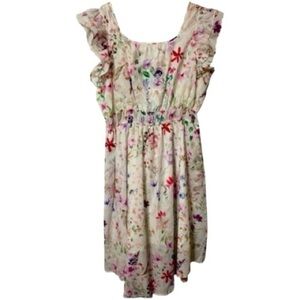 Hayden LA Floral Ruffle Dress, Sz 2X, XXL, Art to wear, Cottagecore, Tiered​,NWT